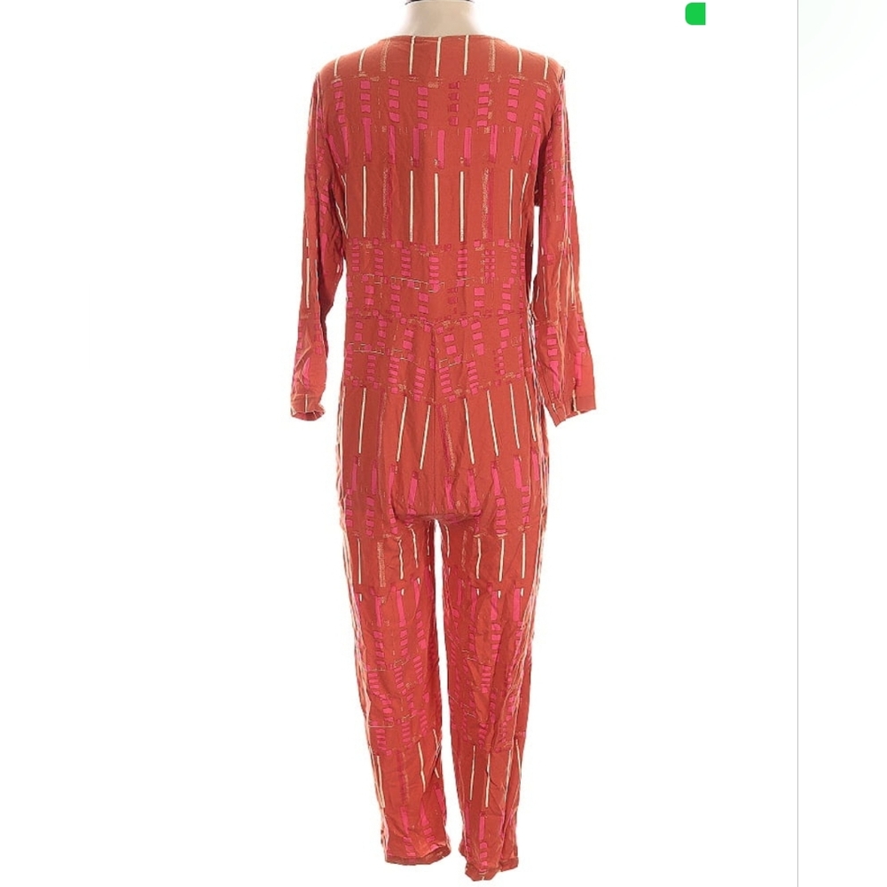 NATIVE YOUTH Vibrant Pink and Orange Jumpsuit